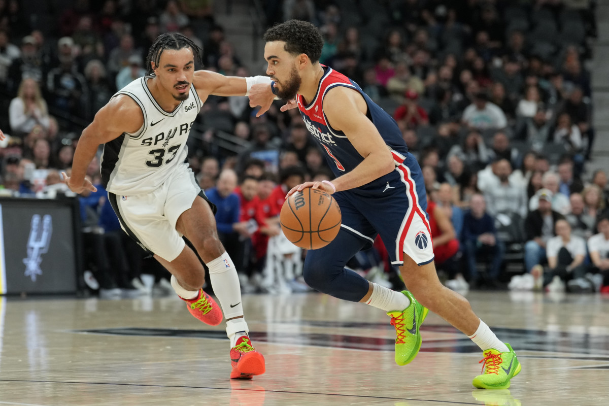 Tyus Jones Wizards Tre Jones